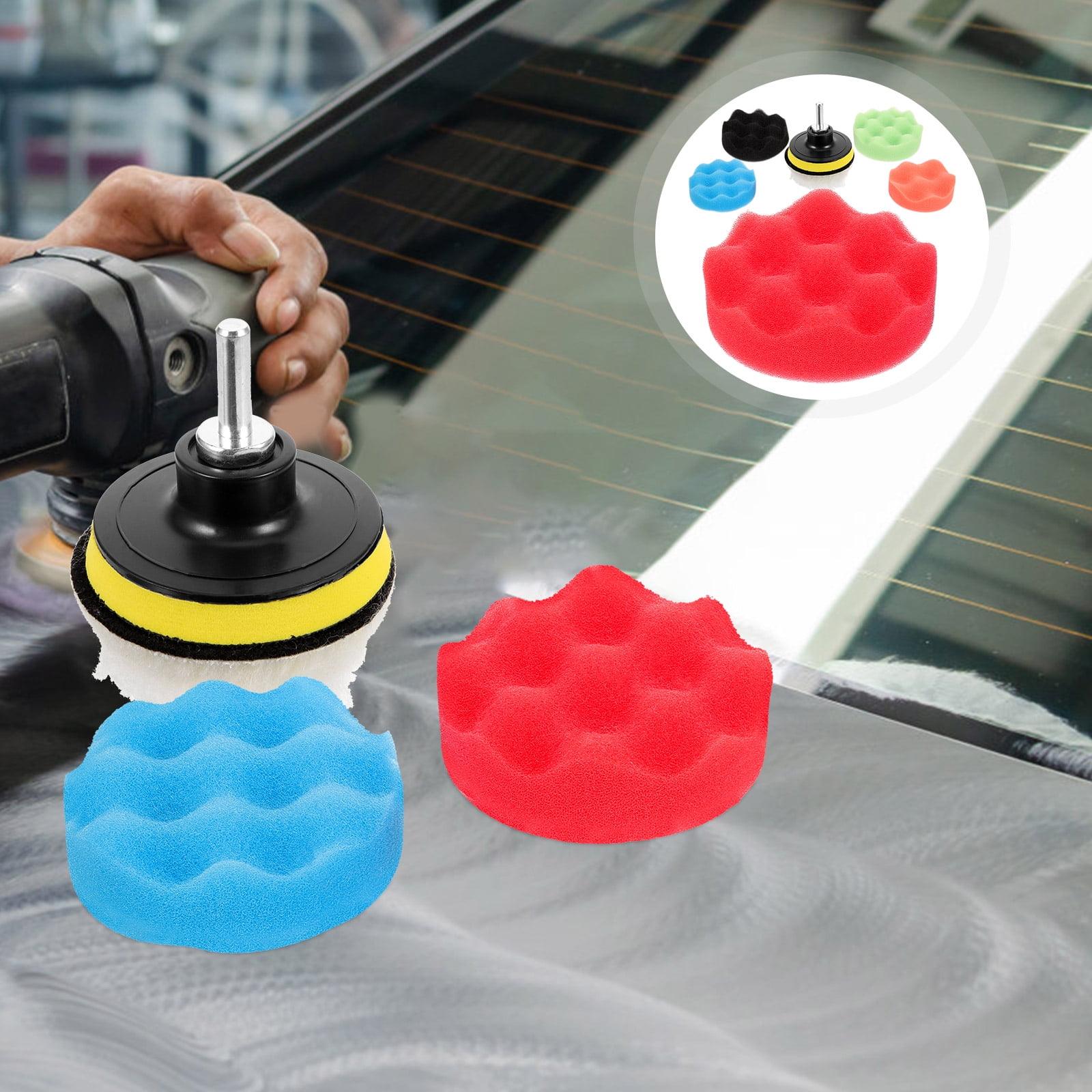Drill buffer attachment 1 Set Drill Buffer Attachment Assorted Car
