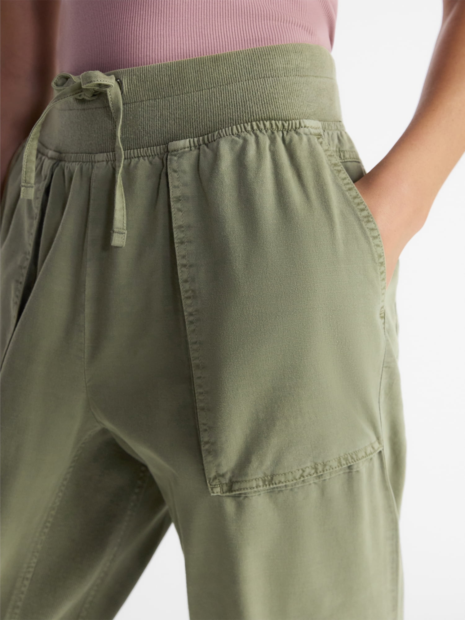 Avia Women's and Women's Plus Relaxed Fit Joggers, 28'' Inseam, Sizes XS-4X