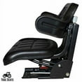 thumbnail image 3 of Black Trac Seats Tractor Suspension Seat Fits John Deere 6200 6210, 3 of 11