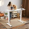 thumbnail image 5 of Flexispot DIY Height Adjustable Standing Desk Frame Electric Sit Stand Desk Base, Home Office Stand up Desk Leg (White Frame Only), 5 of 5