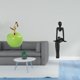 thumbnail image 2 of Estatua,Escultura de fruta artificial,estatua y artesanía,Colección de figuras de cerámica para decoración del hogar,Figura de pensador abstracto,Escultura de estatua de pensador abstracto, 2 of 8