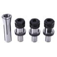 thumbnail image 1 of 3 Pieces of 3/4 ER20 1.38 Chuck + 1Pc R8 Chuck 3/4, with Flat TTS Kit, 1 of 5