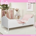 thumbnail image 3 of Evolur Barbie Dreamscape Toddler Bed in White, 3 of 7