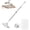 53.1 in, variant on Hands-Free Multi-Purpose Flat Mop, Long Handle One-Click Cloth Changing Mop for Multi-Surface Cleaning
