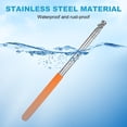 thumbnail image 4 of Uxcell 2-Pack Telescopic Handheld Flagpoles, 5.2ft/1.6m Stainless Steel Handheld Portable Extendable Flagpole [Orange], 4 of 7