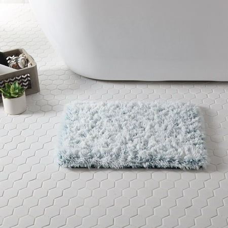 Mainstays 17 X 23 Fuzzy Shag Bath Rug 1 Each Walmart Com