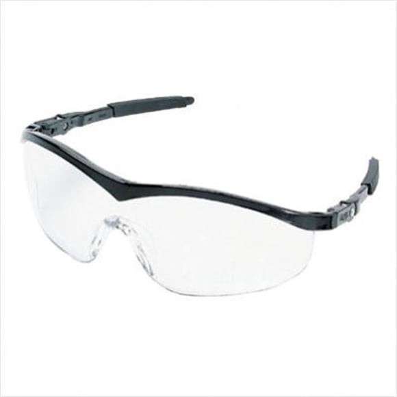 Lunettes à Lentille Simple avec Monture Noire et Lentille Anti-Buée Transparente