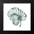 thumbnail image 2 of Tre Sorelle Studios 15x15 Black Modern Framed Museum Art Print Titled - Island Leaf III, 2 of 5
