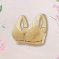 thumbnail image 5 of Conjunto de lencería Sujetador transpirable para mujer, sujetadores de encaje acolchados de soporte alto, ropa interior suave y cómoda para el día a día Kuymtek Beige T 50 para Mujer, 5 of 5