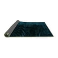thumbnail image 2 of Ahgly Company Indoor Rectangle Abstract Turquoise Blue Modern Area Rugs, 2' x 5', 2 of 4