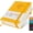 Yellow, variant on Lined Journal Notebook -365 Pages A5 Thick Journals for Writing Ruled Notebook, Pink Hardcover Leather Journals for Women Men, Daily Journal Notebook for Work, Note T ( 5.75'' X 8.38'' Rose Gold)