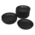 thumbnail image 4 of Shisuyan Bonsai Base Trays Black 25Pcs 5.5In Simple And Natural Design Planter Drip Tray, 4 of 9