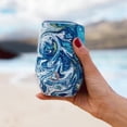 thumbnail image 4 of Drinco 12 oz Wine Tumbler Stainless Steel with Lid Coffee Cup Vacuum Insluated Mug -Venice Swirl, 4 of 5