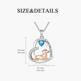 thumbnail image 4 of Dog Necklace 925 Sterling Silver Dachshund/Corgi/Pitbull/Yorkshire/Schnauzer Pendant Cute Animal Puppy Dog Jewelry Gifts for Women, 4 of 4