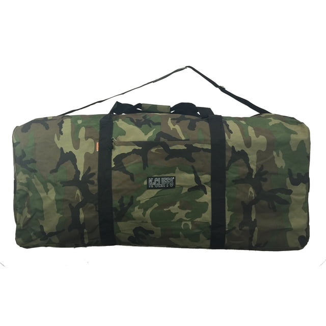 Bolsa de carga pesada, equipo deportivo grande, batería, accesorios, bolsa de viaje para la azotea (42 x 20 x 20 pulgadas, camuflaje)