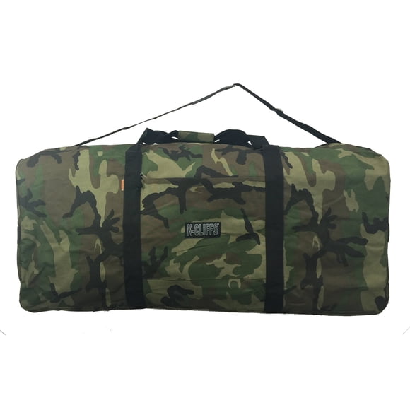 Bolsa de carga pesada, equipo deportivo grande, batería, accesorios, bolsa de viaje para la azotea (42 x 20 x 20 pulgadas, camuflaje)