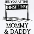 thumbnail image 2 of CafePress - See You At The Finish Line Mommy & Infant Bodysuit - Baby Light Bodysuit, Size Newborn - 24 Months, 2 of 4