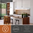 thumbnail image 3 of Toledo Black Farmhouse Mini Pendant Ceiling Light Clear Jar Glass, 3 of 8