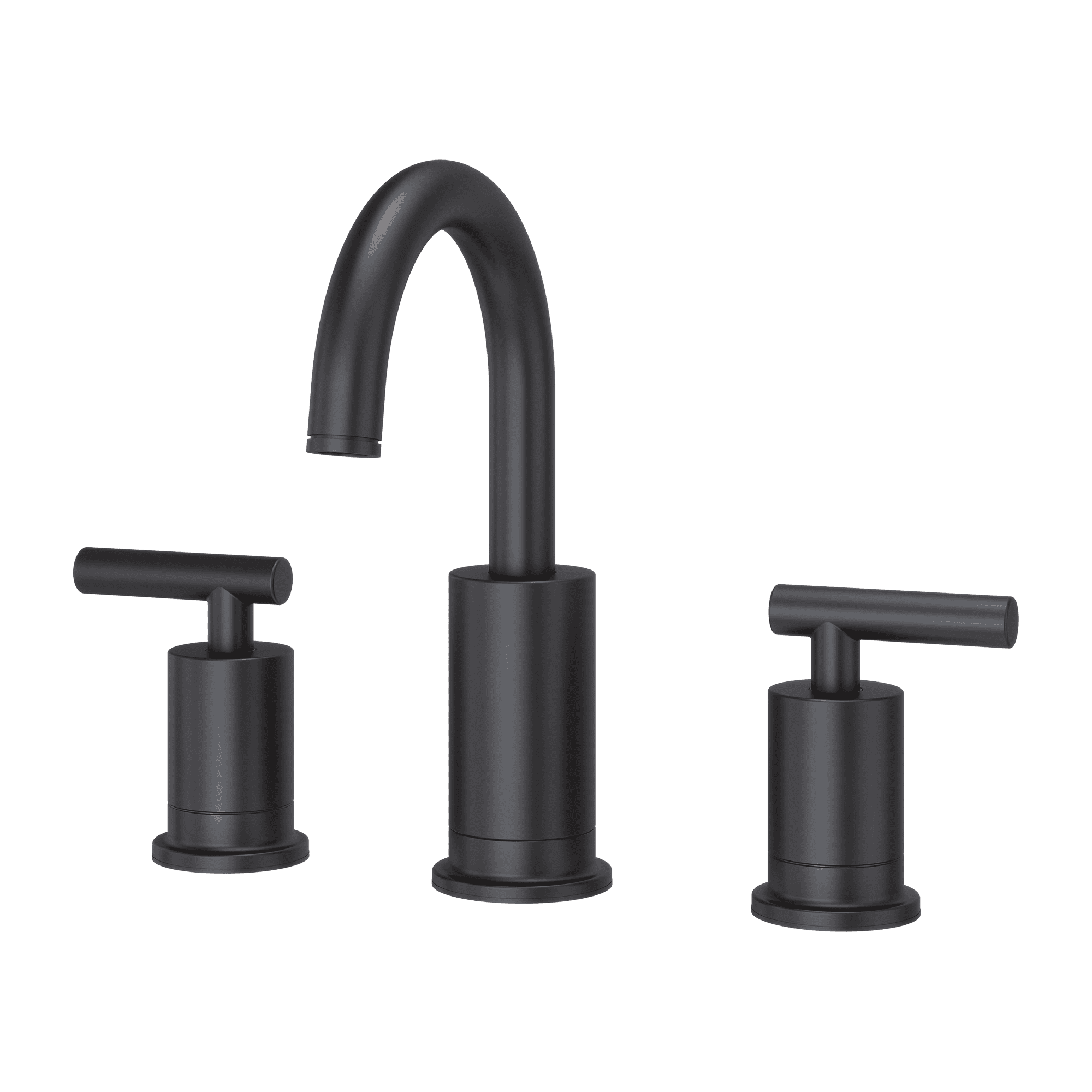 Contempra 8" Widespread Bathroom Faucet in Matte Black