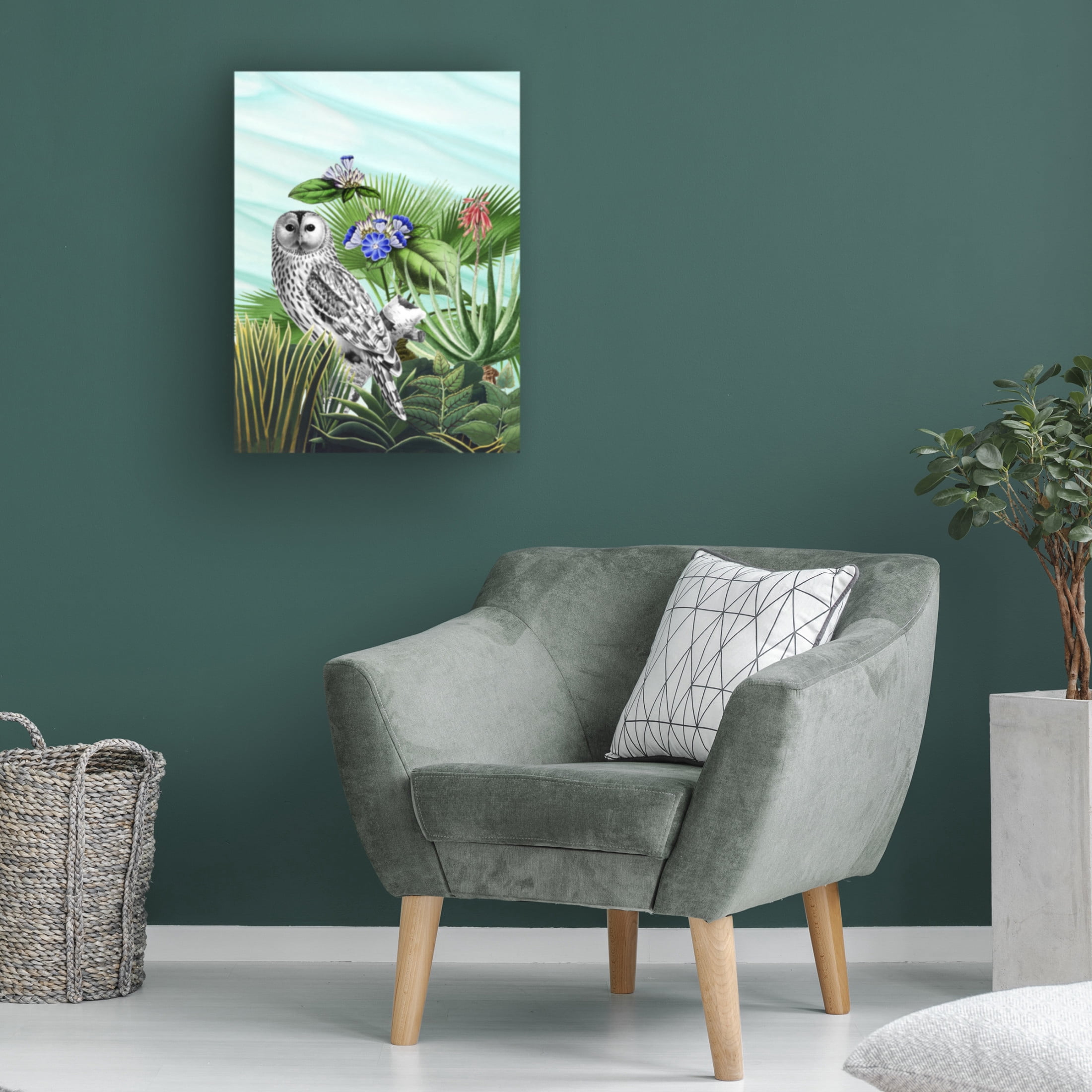 Trademark Fine Art Melissa Wang  Tropical Wave II Canvas Wall Art