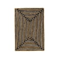 thumbnail image 2 of Superior Braided Jute Handwoven Indoor Outdoor Area Rug, 2' x 3', Black, 2 of 8