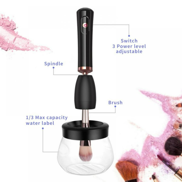 Electric Makeup Brush Cleaner ，Multi-Function Super-Fast Charged