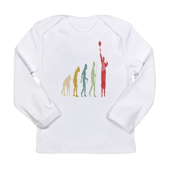 CafePress - Graduation Male Evolution Long Sleeve T Shirt - Long Sleeve Infant T-Shirt