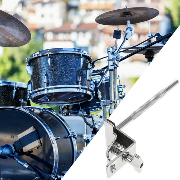 MEIBUTYUP Alloy Cowbell Clamp for Drum Set and Bass Drum Holder, , Easy to Install, Ideal Percussion Accessory