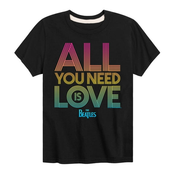 The Beatles - All You Need Is Love - Toddler And Youth Short Sleeve Graphic T-Shirt