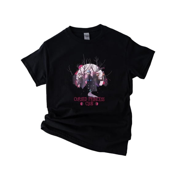 The Cursed Princess Club The Webcomic Trio Silhouette Graphic Unisex T-Shirt, up to 5XL