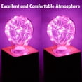 thumbnail image 3 of Bombilla LED rosa decorativa HOWORR, 2 W, E26, paquete de 4, 3 of 6