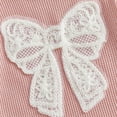 thumbnail image 5 of HAOTAGS Baby Girl Summer Set (0-24M),Breathable Butterfly Trim Waffle-Lace Butterfly Tee & Shorts Cute Trendy Infant Playwear 2-Piece Purple 12 Months, 5 of 9