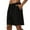 Black, variant on Bermuda Shorts for Men Summer Casual Elastic Waist Lightweight Wide Straight Leg Shorts with Pockets