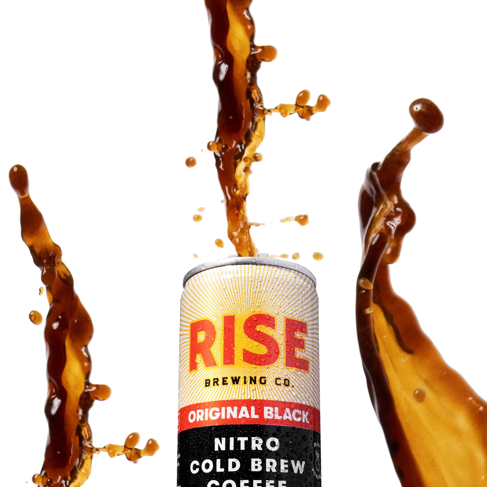 RISE Brewing Co. Original Black Nitro Cold Brew Coffee, 7 fl oz Can