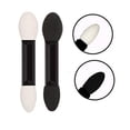 thumbnail image 3 of 100 Pack Disposable Double Sided Sponge Makeup Eyeshadow Brush Tipped Cosmetic Makeup Eye shadow Applicators Brush (Black and White), 3 of 5