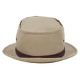 thumbnail image 5 of Top Headwear Packable Pork Pie Ribbon Bucket Hat - Tan - Large, 5 of 5