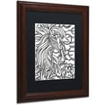 thumbnail image 2 of Trademark Fine Art "Lester the Lion" Canvas Art by Kathy G. Ahrens, Black Matte, Wood Frame, 2 of 4