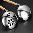 thumbnail image 4 of Juego de 2 cucharas de acero inoxidable BLESIY con mango de Madera para Sopa caliente, 4 of 7