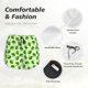 thumbnail image 4 of Balery Broccoli Vegetables Pantalones cortos deportivos para mujer con forro y dos bolsillos, elásticos, para entrenamiento, gimnasio, yoga-Large, 4 of 7