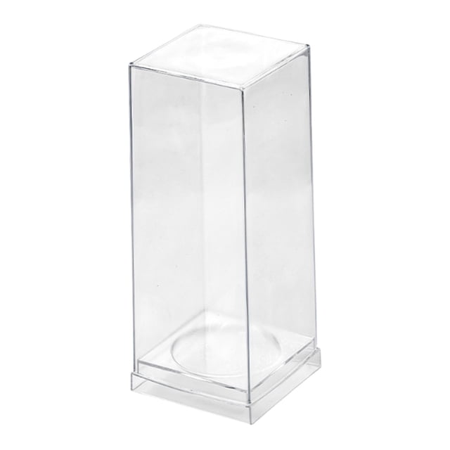 Lipstore Clear Liquor Display Case Liquor Bottle Storage Box for Holiday Celebrations S