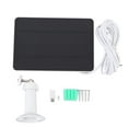 thumbnail image 2 of Cargador De Panel Solar Para Cámara De 10 W, IP66 A Prueba De Lluvia -5F A 120F Panel Solar Para Cámara Soporte Ajustable De 360 ​​Para Cámara De Comedero De Pájaros, 2 of 7