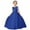 Dark Blue, variant on SDJMa Toddler Girls Solid Color Flowers Net Yarn Bowknot Birthday Party Flowers Gown Kids Dresses