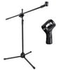 Adjustable Microphone Stand Boom Arm Mic Mount Quarter-turn Clutch Tripod Holder Audio Vocal Stage