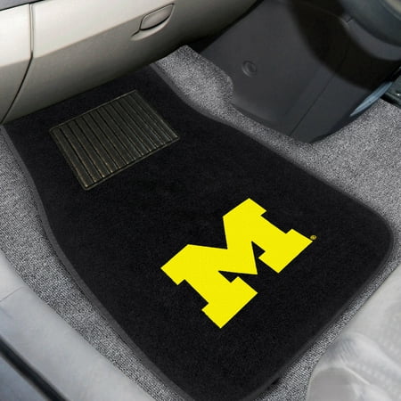 University Of Michigan Embroidered Car Mats Walmart Com