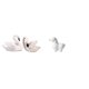 thumbnail image 1 of Elegantes esculturas de cisne de resina y caballo de para el hogar, la oficina, la sala de estar, el dormitorio, adornos navideños de mesa,, 1 of 8