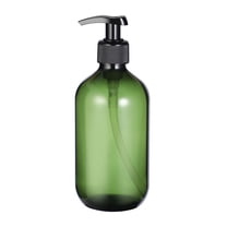 Topbathy 2Pcs Green Empty Lotion Pump Bottle Strong Thread Leak Proof Dispenser