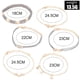 thumbnail image 3 of Conjunto de 6 pulseras boho para mujer con forma de estrella y luna, pulseras tipo esclava y brazalete, conjunto de joyas para mujer y niña, 3 of 5