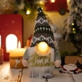 thumbnail image 1 of Decoraciones Navideñas Ganfancp Divertidas Nariz Brillante Muñecos Rudolph Gnomos Brillantes 1X Muñeca de Navidad, 1 of 7
