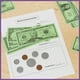thumbnail image 2 of Set de dinero ficticio LEARNING ADVANTAGE Billetes y monedas 100x 94x, 2 of 7