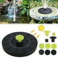 thumbnail image 1 of Solar Panel Floating Pump Fountain Water Feature  Bird Bath Pond Pool for Outdoor Garden Decoration, 1 of 6